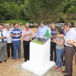 Governador Leonel Pavan inaugura pavimentação asfáltica entre Saudades e Cunhataí 4. – Saudades,